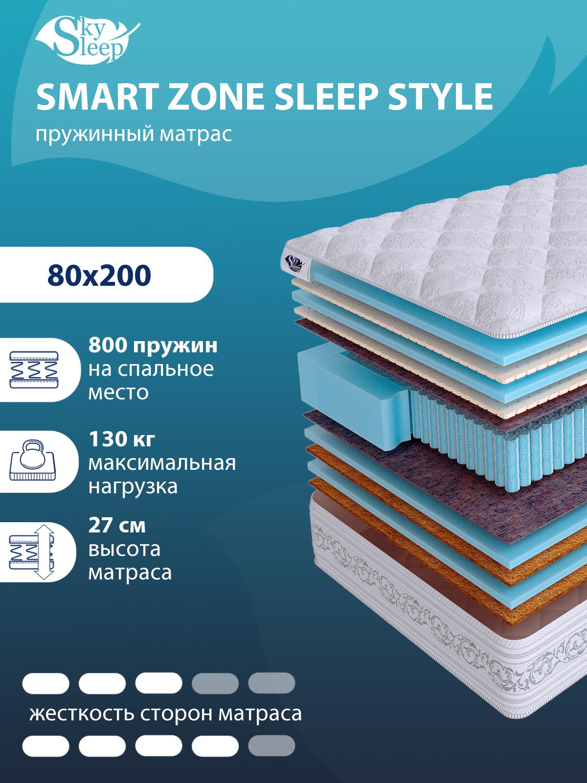 Матрас SMART ZONE Sleep Style