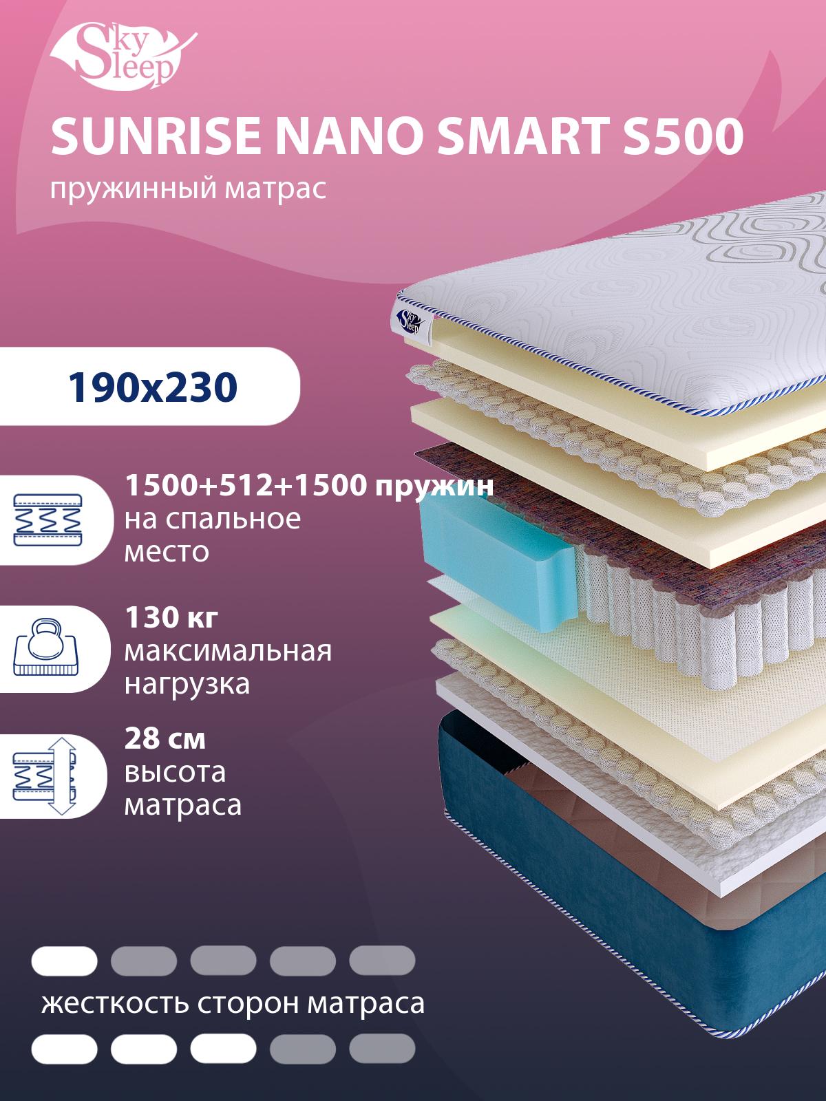 Матрас SkySleep SUNRISE NANO Smart S500