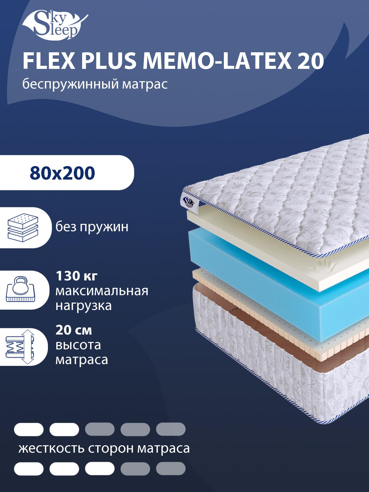 Матрас SkySleep Flex Plus Memo-Latex 20