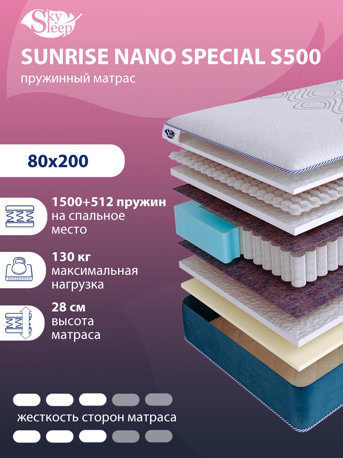 Матрас SkySleep SUNRISE NANO Special S500