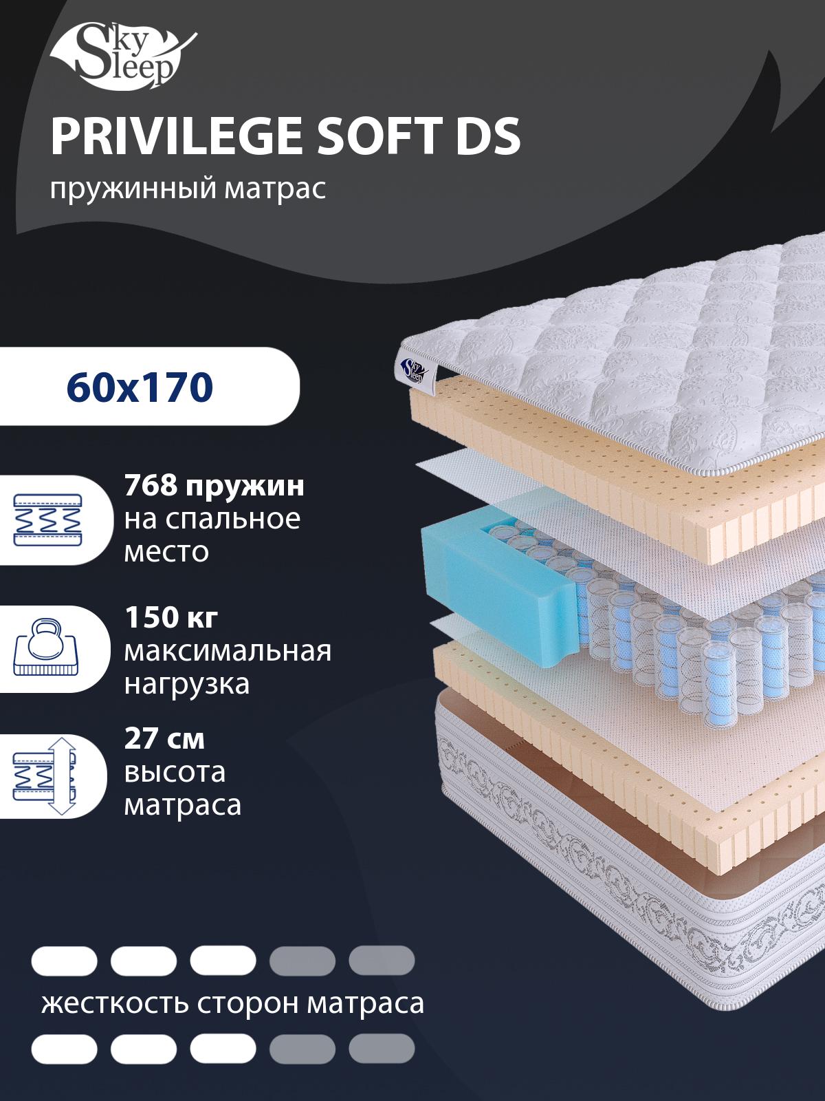 Матрас SkySleep PRIVILEGE SOFT DS