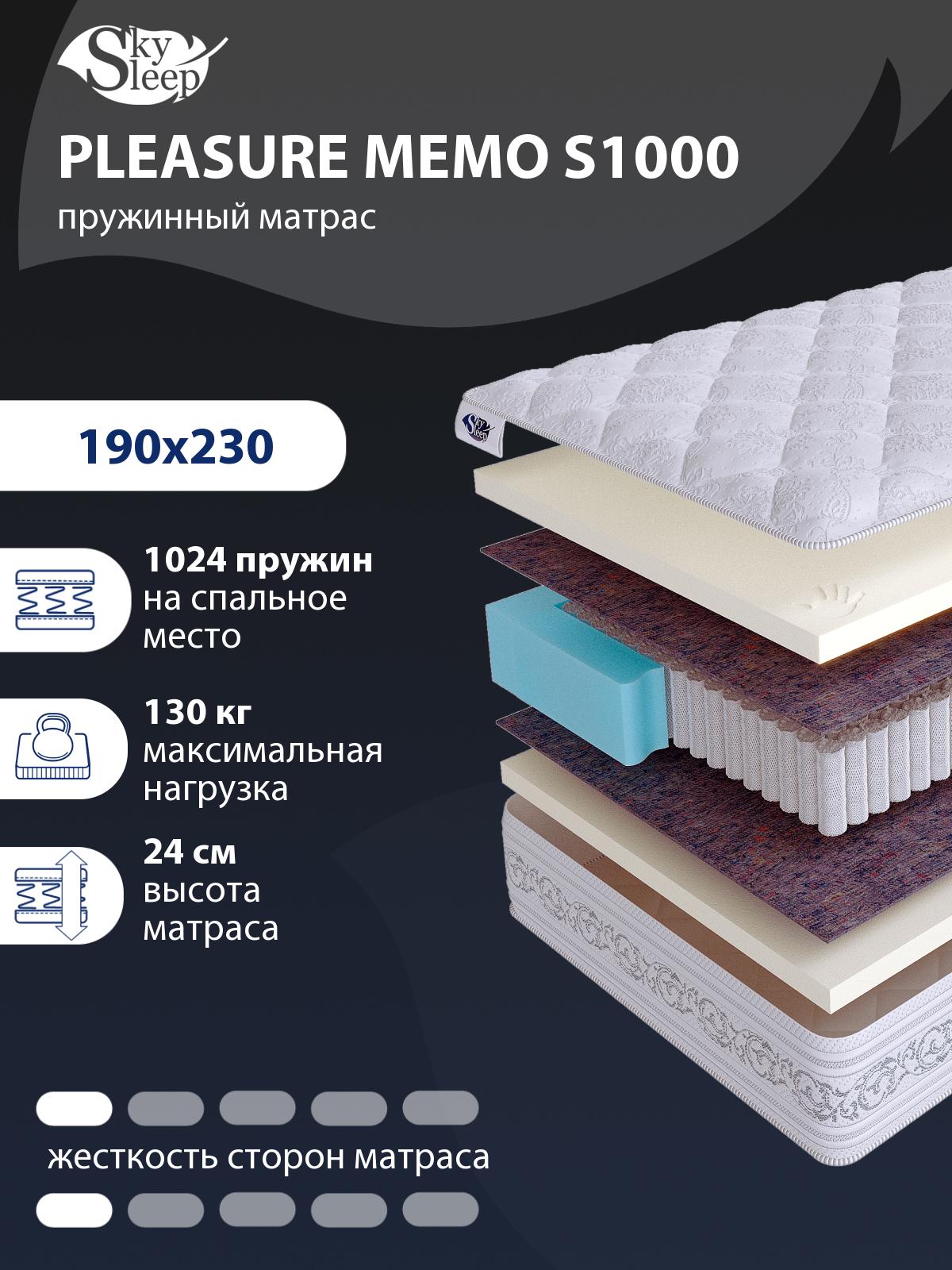 Матрас SkySleep PLEASURE MEMO S1000