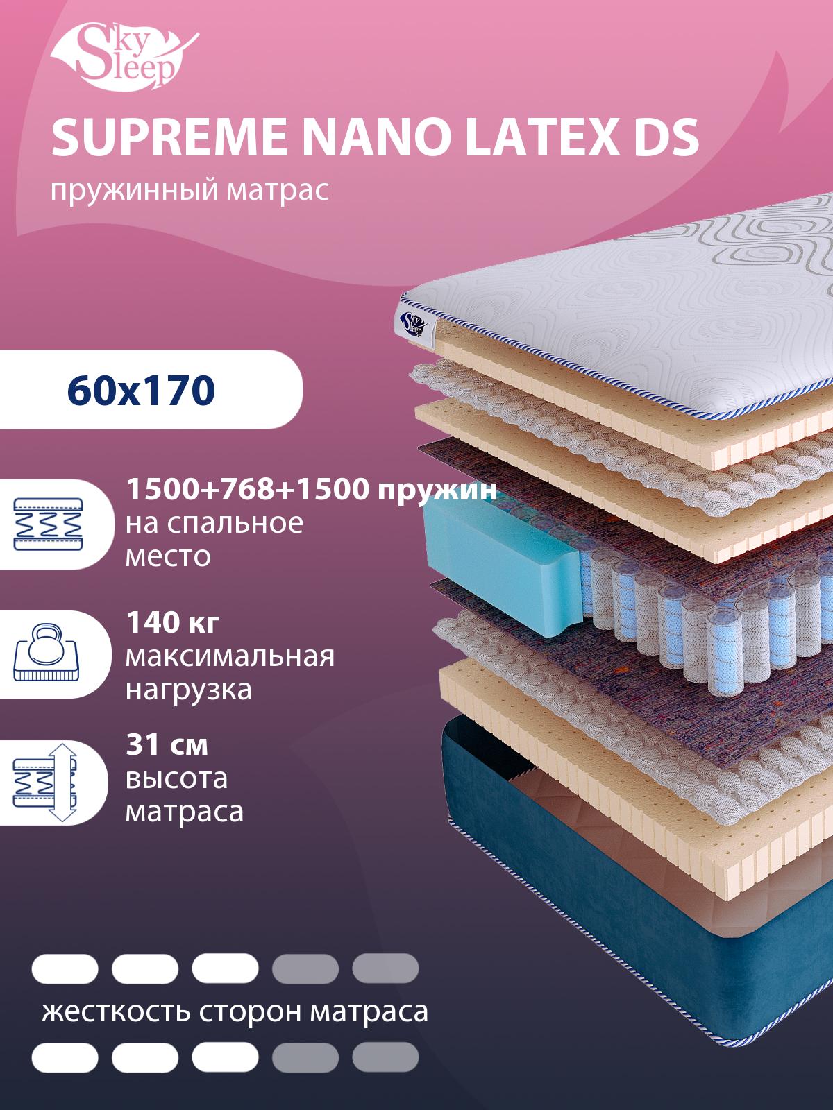 Матрас SkySleep SUPREME NANO LATEX DS