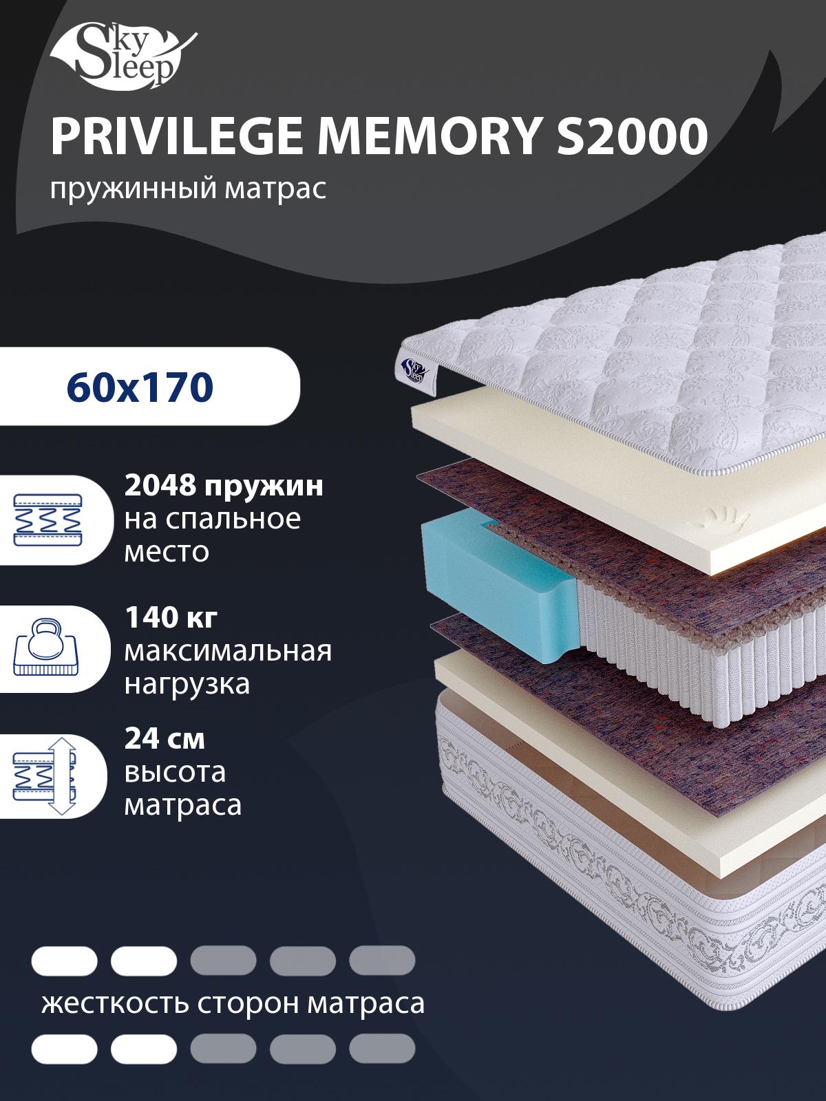 Матрас SkySleep PRIVILEGE MEMORY S2000