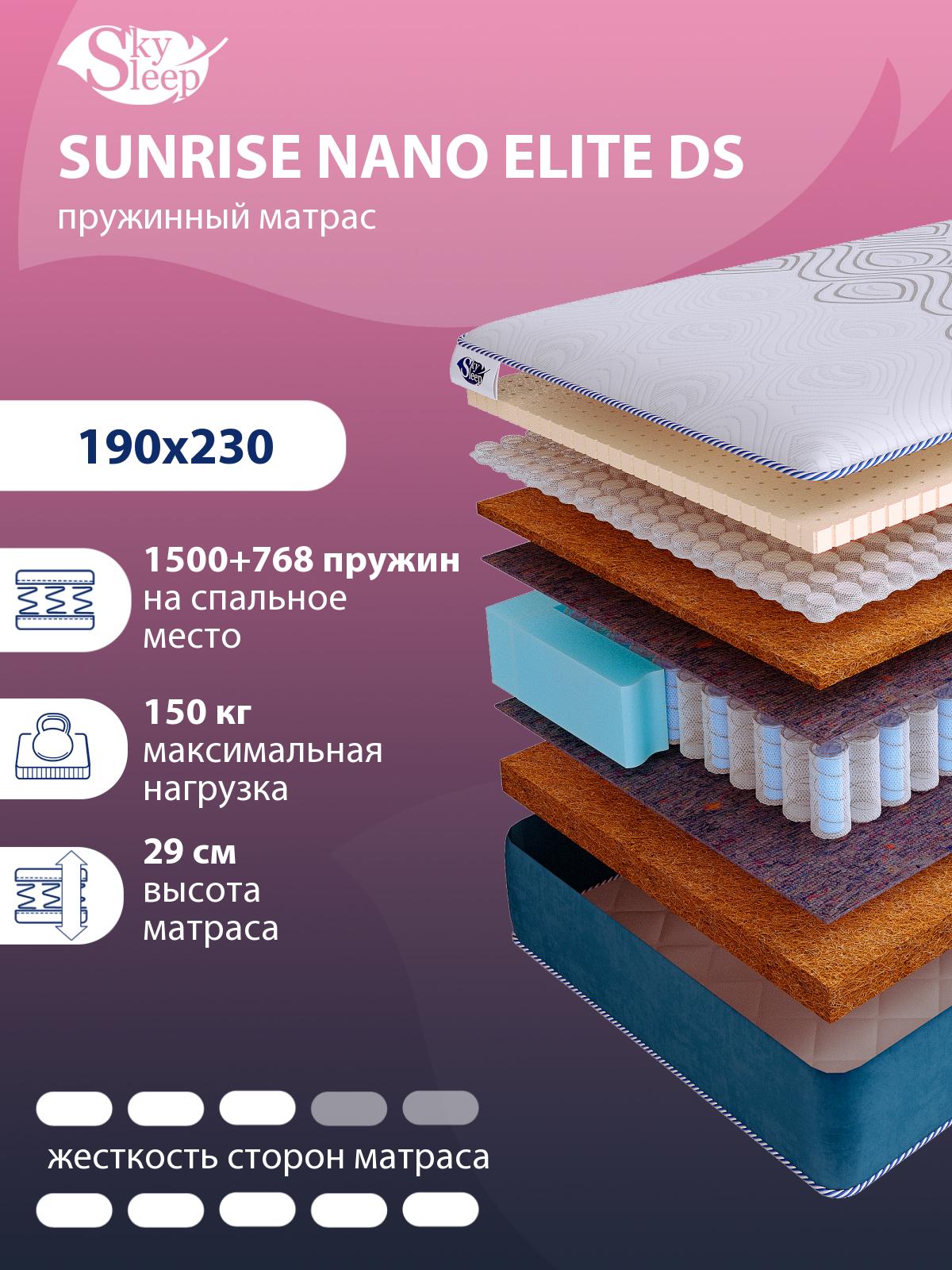 Матрас SkySleep SUNRISE NANO Elite DS