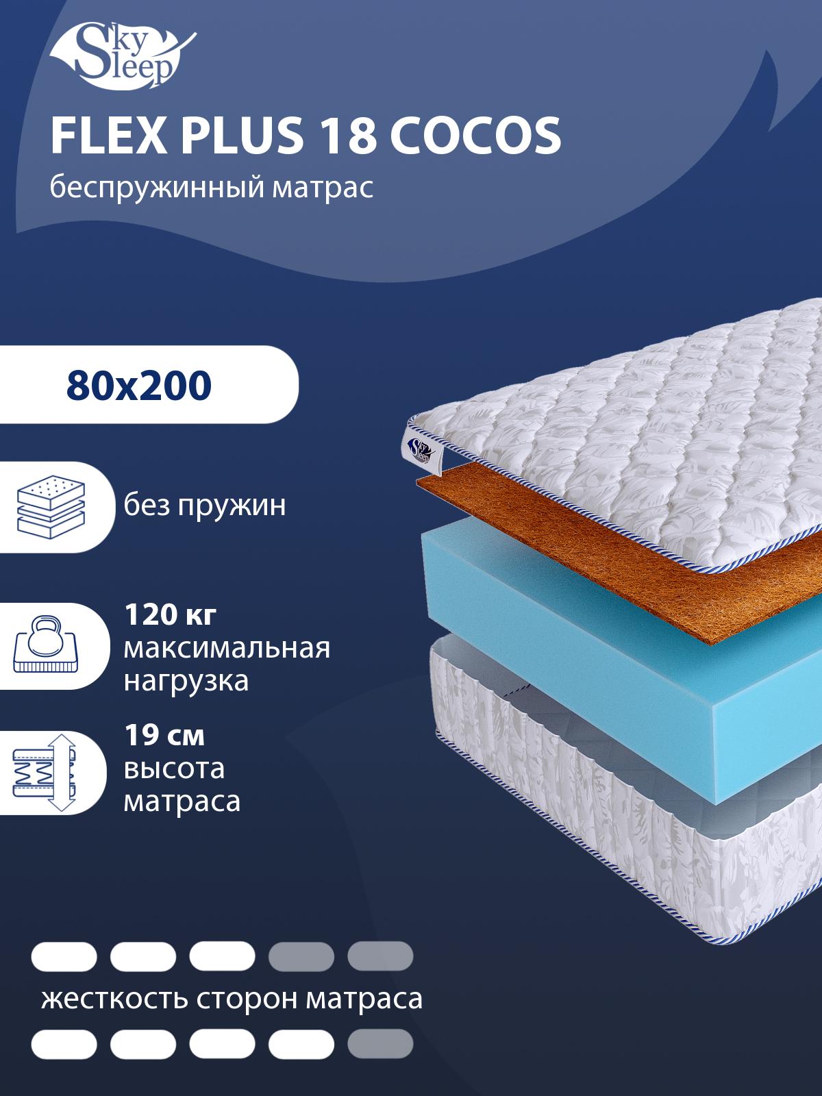 Матрас SkySleep Flex Plus 18 Cocos