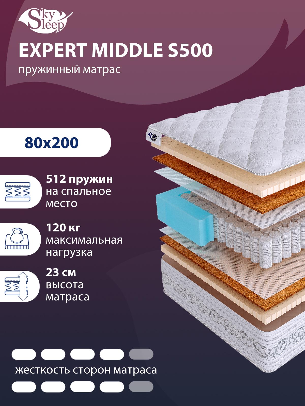 Матрас SkySleep EXPERT MIDDLE S500