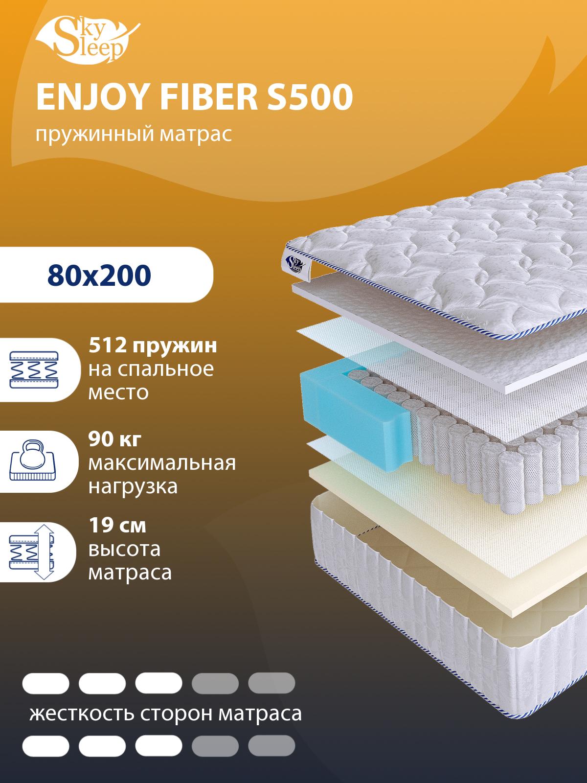 Матрас SkySleep ENJOY FIBER S500